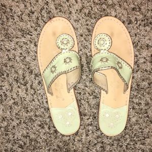 GREEN JACK ROGERS SANDALS